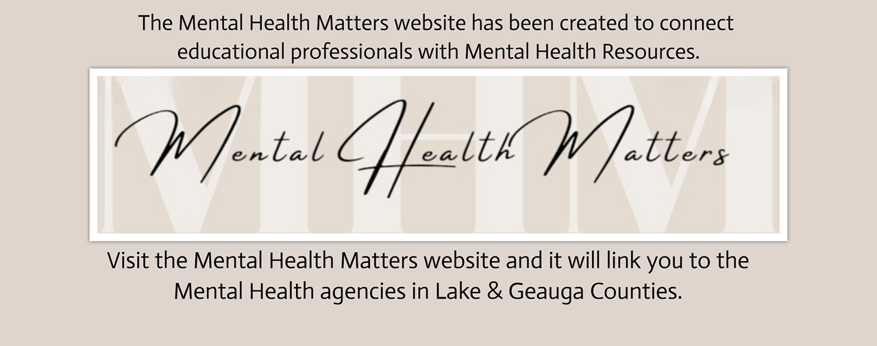 Mental Health Matters website available. 
